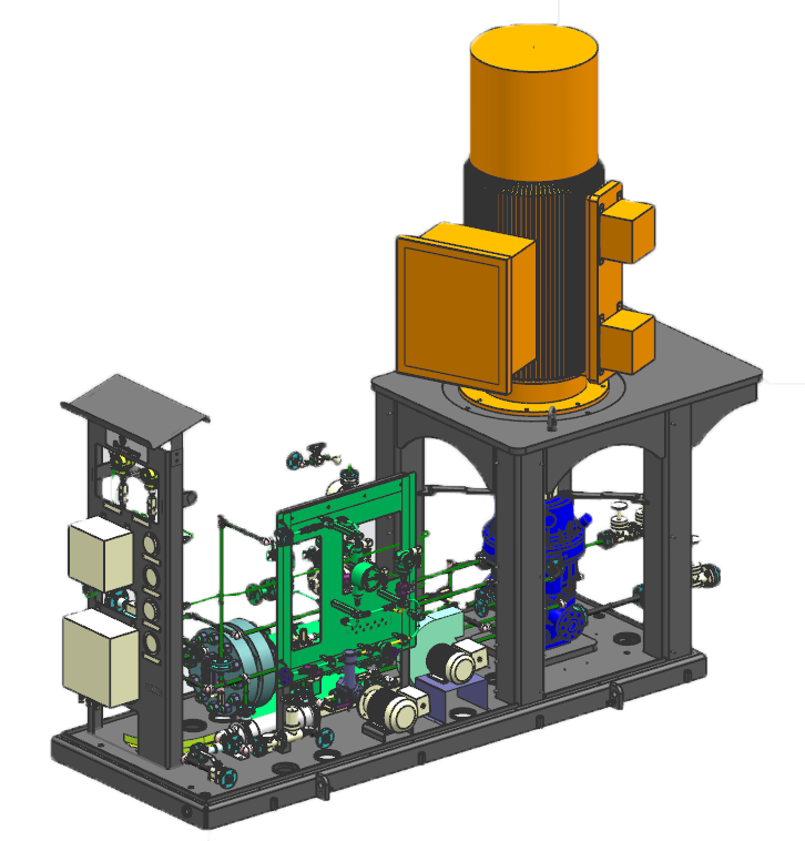 Sundyne API 610  OH6 – API 617 Skid Package